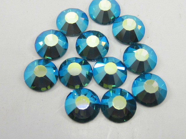 72 pcs. 20ss INDICOLITE AB (viva) FLATBACK PRECIOSA Rhinestones